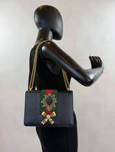 GUCCI CRYSTAL PEONY MEDIUM CHAIN BAG LIMITED EDITION