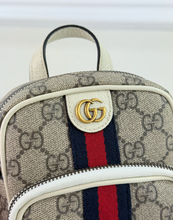 GUCCI OPHIDIA MINI DOUBLE ZIP MESSENGER (MYSTIC WHITE)