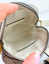 GUCCI OPHIDIA MINI DOUBLE ZIP MESSENGER (MYSTIC WHITE)
