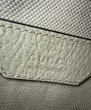 GUCCI OPHIDIA MINI DOUBLE ZIP MESSENGER (MYSTIC WHITE)