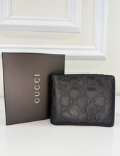 GUCCI GUCCISSIMA BI-FOLD BLACK WALLET (UNISEX)