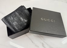 GUCCI GUCCISSIMA BI-FOLD BLACK WALLET (UNISEX)