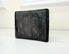 GUCCI GUCCISSIMA BI-FOLD BLACK WALLET (UNISEX)