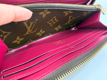 LOUIS VUITTON WALLET CLEMENCE FUCHSIA