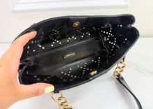 CHANEL PATENT PERFORATED CC SHOPPING TOTE + POUCH
