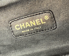 CHANEL PATENT PERFORATED CC SHOPPING TOTE + POUCH