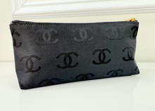 CHANEL PATENT PERFORATED CC SHOPPING TOTE + POUCH