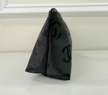 CHANEL PATENT PERFORATED CC SHOPPING TOTE + POUCH