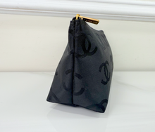 CHANEL PATENT PERFORATED CC SHOPPING TOTE + POUCH