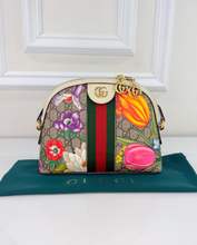 GUCCI OPHIDIA GG FLORA DOME CROSSBODY
