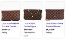 LOUIS VUITTON FELICIE POCHETTE DE CHAIN BAG