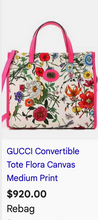 GUCCI FLORA TOTE MEDIUM