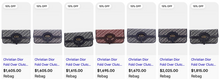 DIOR OBLIQUE FOLD OVER BAG / CLUTCH