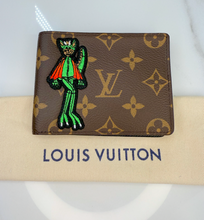 LOUIS VUITTON WALLET BIFOLD EMBROIDERED CARTOON LV FRIENDS SLENDER
