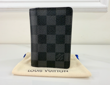 LOUIS VUITTON WALLET GRAPHITE POCKET ORGANIZER