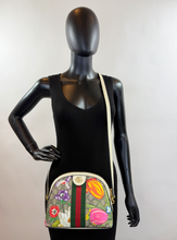 GUCCI OPHIDIA GG FLORA DOME CROSSBODY