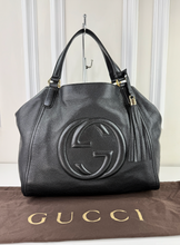 GUCCI SOHO TOTE MEDIUM IN BLACK