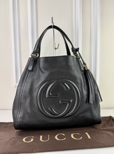 GUCCI SOHO TOTE MEDIUM IN BLACK