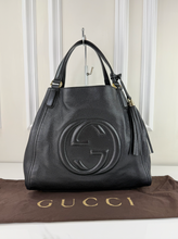 GUCCI SOHO TOTE MEDIUM IN BLACK