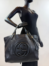 GUCCI SOHO TOTE MEDIUM IN BLACK