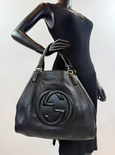 GUCCI SOHO TOTE MEDIUM IN BLACK