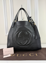 GUCCI SOHO TOTE MEDIUM IN BLACK