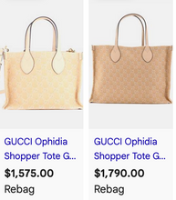 GUCCI OPHIDIA GG DENIM SHOPPER TOTE