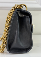 GUCCI SMALL PEARL PADLOCK BAG IN BLACK