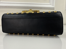 GUCCI SMALL PEARL PADLOCK BAG IN BLACK