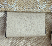 GUCCI OPHIDIA GG DENIM SHOPPER TOTE