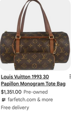 LOUIS VUITTON PAPILLON 30 + MINI VINTAGE