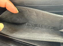 GUCCI HERBARIUM ZIP AROUND WALLET IN BLACK