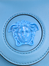 VERSACE LA MEDUSA MEDIUM TOP HANDLE LIMITED EDITION BLUE