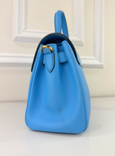 VERSACE LA MEDUSA MEDIUM TOP HANDLE LIMITED EDITION BLUE