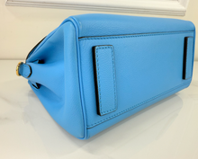 VERSACE LA MEDUSA MEDIUM TOP HANDLE LIMITED EDITION BLUE