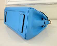VERSACE LA MEDUSA MEDIUM TOP HANDLE LIMITED EDITION BLUE
