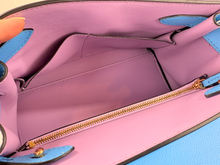 VERSACE LA MEDUSA MEDIUM TOP HANDLE LIMITED EDITION BLUE