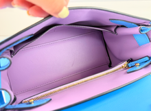 VERSACE LA MEDUSA MEDIUM TOP HANDLE LIMITED EDITION BLUE