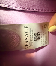 VERSACE LA MEDUSA MEDIUM TOP HANDLE LIMITED EDITION BLUE