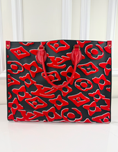 LOUIS VUITTON ON THE GO GM LIMITED EDITION URS FISCHER TUFTED MONOGRAM CANVAS