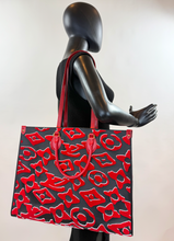 LOUIS VUITTON ON THE GO GM LIMITED EDITION URS FISCHER TUFTED MONOGRAM CANVAS