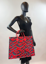 LOUIS VUITTON ON THE GO GM LIMITED EDITION URS FISCHER TUFTED MONOGRAM CANVAS