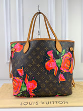 LOUIS VUITTON NEVERFULL MM ROSES LIMITED EDITION