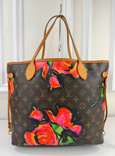 LOUIS VUITTON NEVERFULL MM ROSES LIMITED EDITION