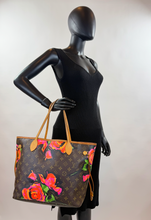 LOUIS VUITTON NEVERFULL MM ROSES LIMITED EDITION