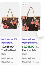 LOUIS VUITTON NEVERFULL MM ROSES LIMITED EDITION