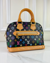 LOUIS VUITTON ALMA STUDDED BLACK MULTICOLOR
