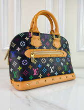 LOUIS VUITTON ALMA STUDDED BLACK MULTICOLOR