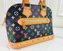 LOUIS VUITTON ALMA STUDDED BLACK MULTICOLOR