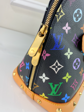 LOUIS VUITTON ALMA STUDDED BLACK MULTICOLOR